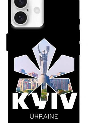Чехол blex с картинкой kyiv для apple iphone 16 (6.1")