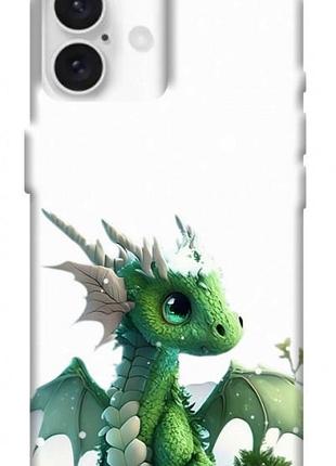 Чехол blex с картинкой new year's animals 2 для apple iphone 16 (6.1")