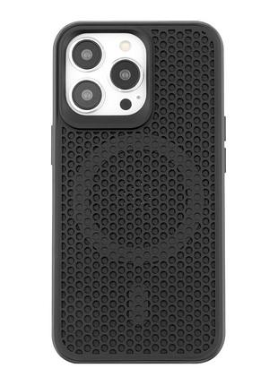 Чохол tpu+pc aerocool with magsafe для iphone 13 pro black