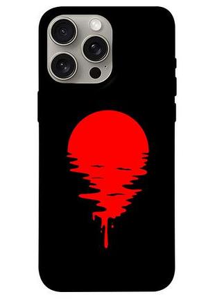 Чехол blex с картинкой red moon для apple iphone 15 pro max (6.7")