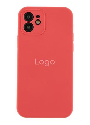 Чохол silicone case full size with frame для iphone 12 25.camelia