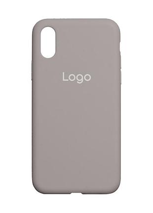 Чохол silicone case full size (aa) для iphone xs max 23.pebble