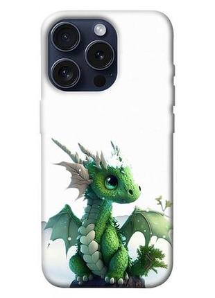 Чехол blex с картинкой new year's animals 2 для apple iphone 15 pro (6.1")