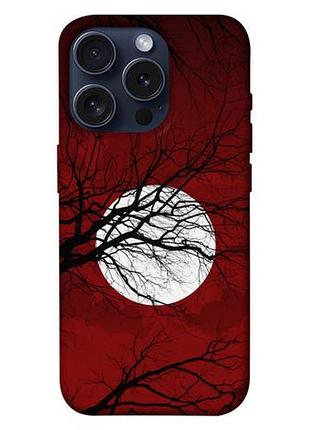 Чехол blex с картинкой полнолуние для apple iphone 15 pro (6.1)