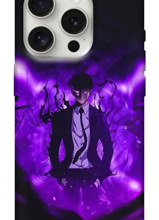 Чехол blex с картинкой anime evolution 4 для apple iphone 16 pro (6.3")