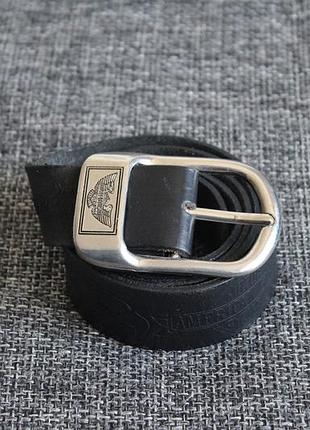 Ремень кожаный винтажный harley davidson american biker motor cycles оригинал max w43