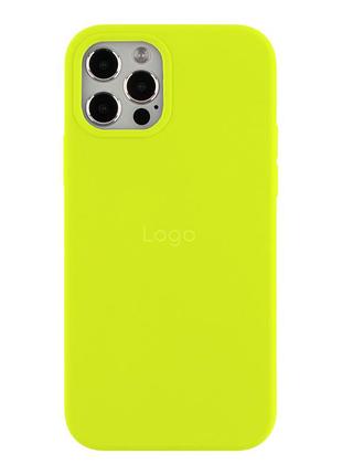 Чохол silicone case full size (aa) для iphone 12 pro max 40.shiny green