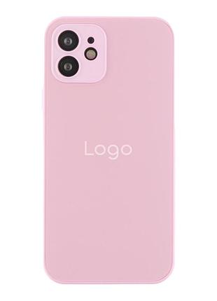 Чохол ag-glass matte camera lens with magsafe для iphone 11 pink