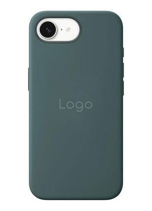 Чохол silicone case with magsafe для iphone 17e/16е lake green
