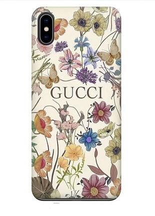 Чохол для iphone x, xs / чохол на замовлення принт: gucci