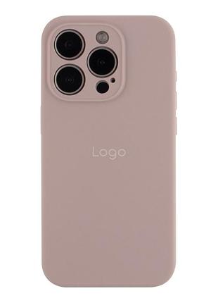 Чохол silicone case full size with frame для iphone 15 pro max 07.lavender