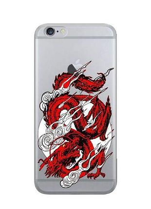 Чехол blex с уникальным дизайном для iphone 6.iphone 6s с принтом «красный дракон»