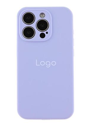Чохол silicone case full size with frame для iphone 15 pro max 39.elegant purple