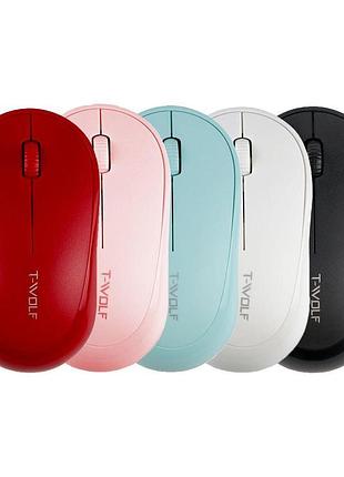 Беспроводная мышь twolf q18 2.4g розовый