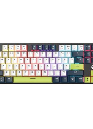 Клавиатура игровая fantech atom87s mk877s mori red switch синий