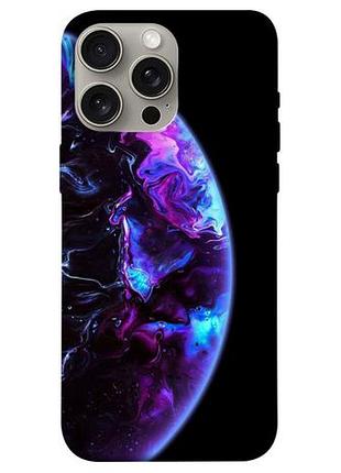 Чехол blex с картинкой colored planet для apple iphone 15 pro max (6.7")