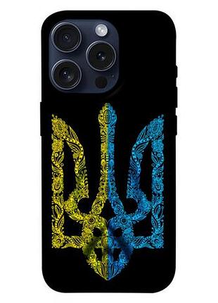 Чехол blex с картинкой желтоборактный герб для apple iphone 15 pro (6.1")
