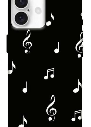 Чохол blex з картинкою notes on black для apple iphone 16 (6.1")