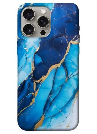 Чехол blex с картинкой blue marble для apple iphone 15 pro max (6.7")