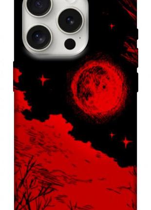 Чехол blex с картинкой кровавый закат для apple iphone 16 pro max (6.9")