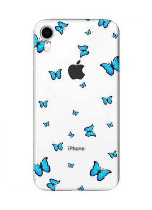 Чехол по заказу для iphone xr принт: бабочки