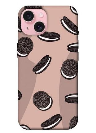 Чехол blex с картинкой sweet cookie для apple iphone 15 (6.1")