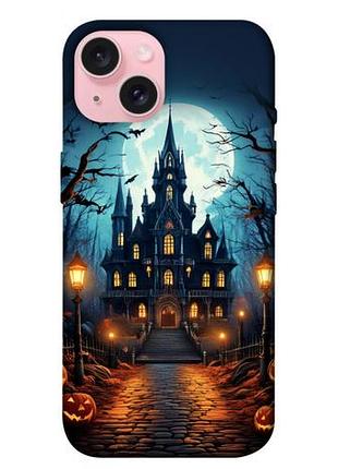 Чехол blex с картинкой замок для apple iphone 15 (6.1")
