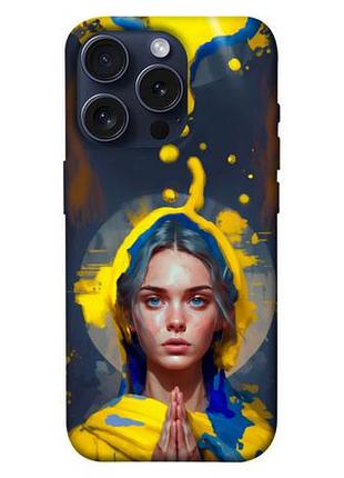 Чехол blex с картинкой lady style 3 для apple iphone 15 pro (6.1")