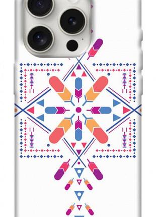 Чехол blex с картинкой вышиванка 4 для apple iphone 16 pro max (6.9")