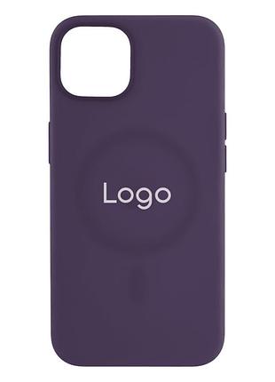 Чохол silicone case with magsafe+splashscreen для iphone 12/12 pro amethyst