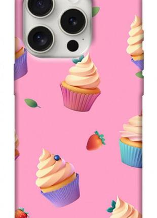 Чохол blex з картинкою капкейки для apple iphone 16 pro max (6.9")