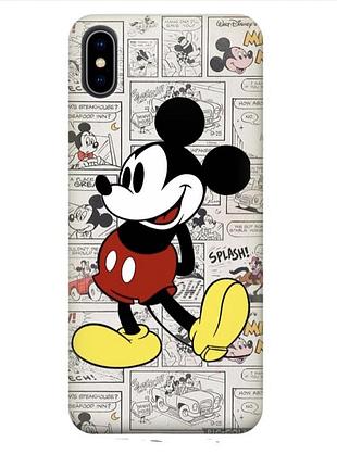 Чехол для iphone x, xs / чехол по заказу принт: микки маус