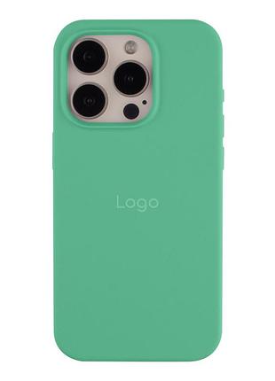 Чохол silicone case full size (aa) для iphone 15 pro 47.spearmint