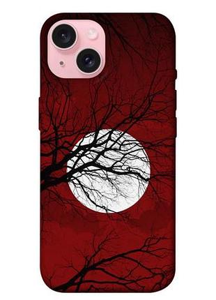 Чехол blex с картинкой полнолуние для apple iphone 15 (6.1")