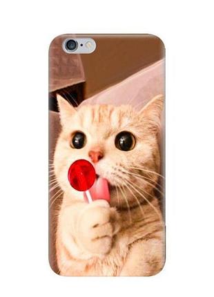 Чехол blex с уникальным дизайном для iphone se 2 2020 / iphone se 3 2022 / iphone 8 / iphone 7 с принтом «котик с чупиком»