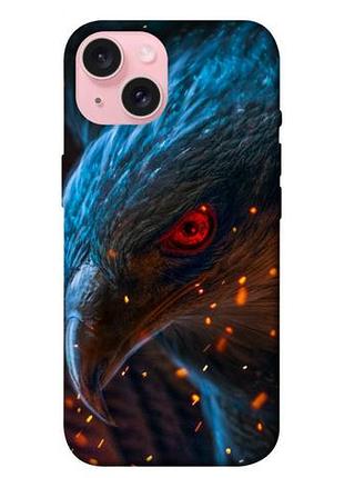 Чохол blex з картинкою вогненний орел для apple iphone 15 (6.1")