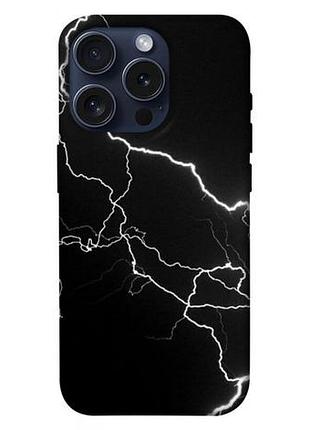 Чохол blex з картинкою блискавка для apple iphone 15 pro (6.1")