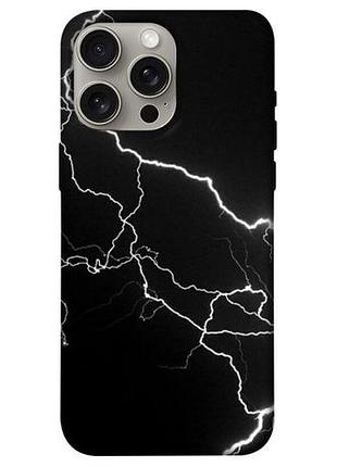 Чехол blex с картинкой молния для apple iphone 15 pro max (6.7")