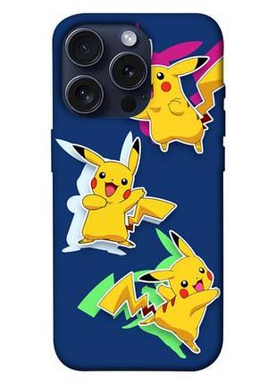Чехол blex с картинкой electric emotions для apple iphone 15 pro (6.1")