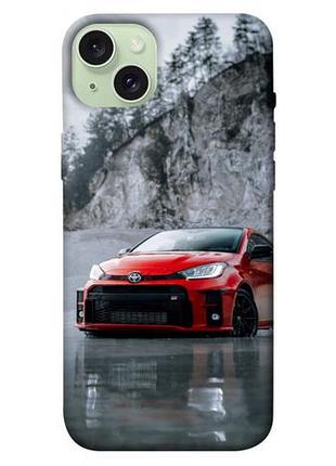 Чехол blex с картинкой toyota для apple iphone 15 plus (6.7")