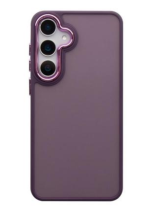 Чохол tpu+pc space ii color matte для samsung galaxy s24 5g (s921) dark purple