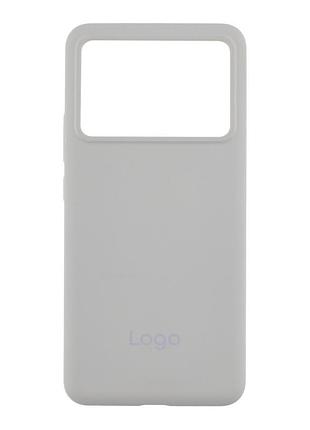 Чохол liquid silicone (aa) для xiaomi poco x6 pro 5g 09.white