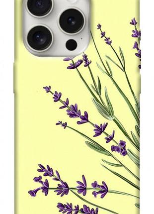 Чехол blex с картинкой lavender art для apple iphone 16 pro (6.3")