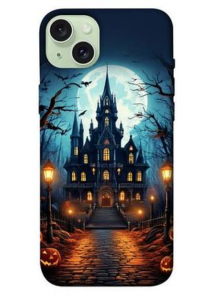 Чехол blex с картинкой замок для apple iphone 15 plus (6.7")