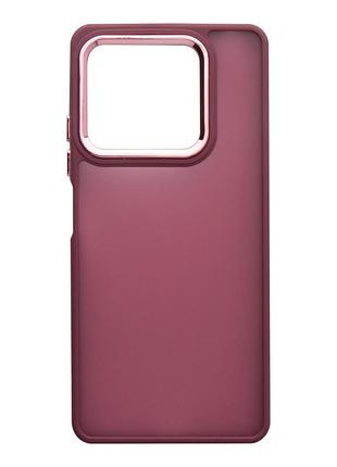 Чохол tpu+pc space ii color matte для xiaomi redmi note 13 5g bordo