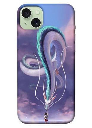Чехол blex с картинкой anime style 15 для apple iphone 15 plus (6.7")