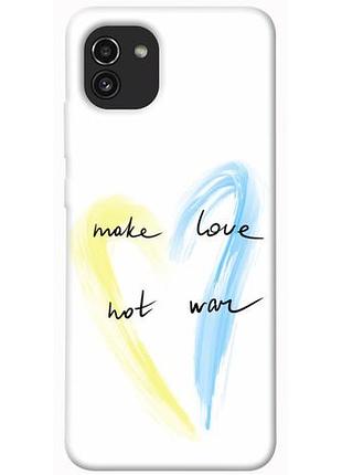 Чехол blex make love not war для samsung galaxy a03