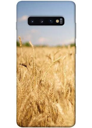 Чехол blex поле пшеницы для samsung galaxy s10+