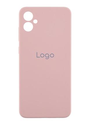 Чохол liquid silicone (aa) full camera для samsung galaxy a05 (a055) 19.pink sand