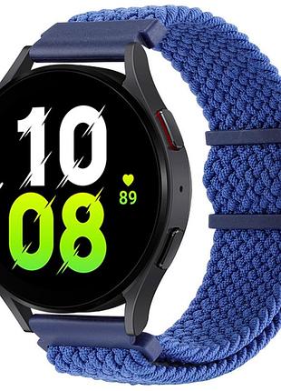 Ремешок универс 22mm elastic adjustment для samsung/amazfit/huawei blue